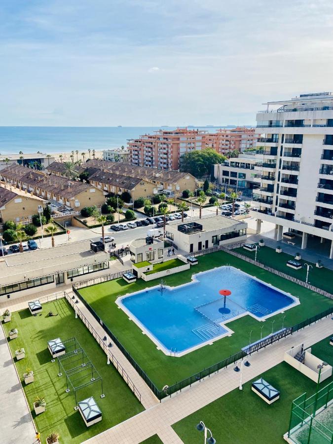 Апартаменти Patacona Premium Penthouse Sea Views & Barbecue Валенсія Екстер'єр фото