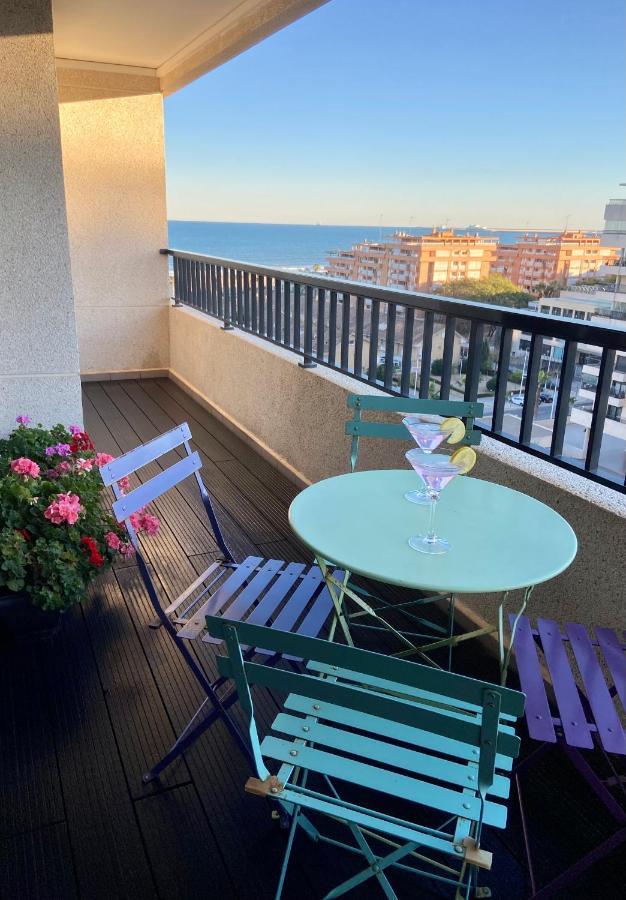 Апартаменти Patacona Premium Penthouse Sea Views & Barbecue Валенсія Екстер'єр фото